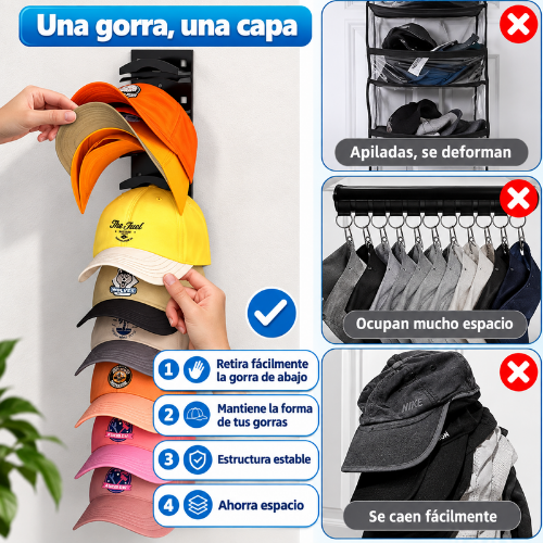 Colgador de gorras