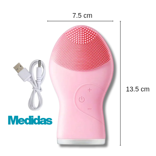 Masajeador facial de silicona