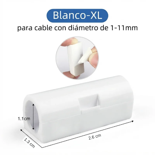 FIJADOR DE CABLES (18 UD)