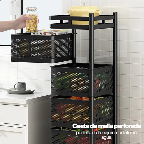 Organizador giratorio de cocina