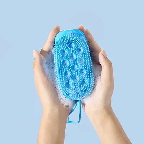 Esponja de silicona exfoliante