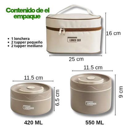 SET DE LONCHERA TÉRMICA
