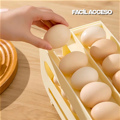 Organizador de huevos (2 niveles)
