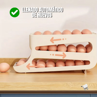 Organizador de huevos (2 niveles)