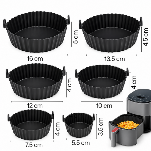 SET de 6  MOLDES DE SILICONA