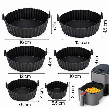 SET de 6  MOLDES DE SILICONA