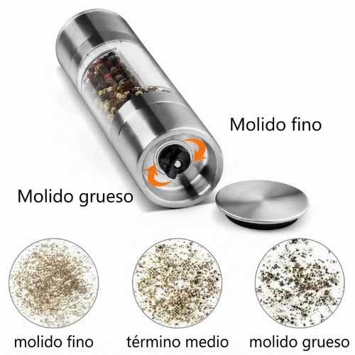 Molinillo 2 en 1 - condimentero