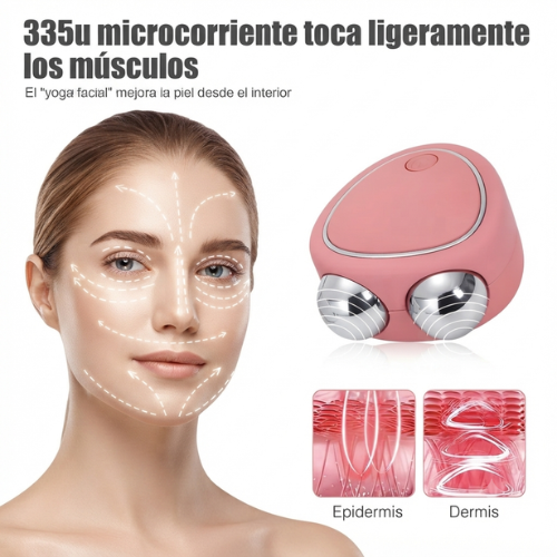 Rodillo facial microcorrientes