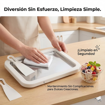 Plancha de helado