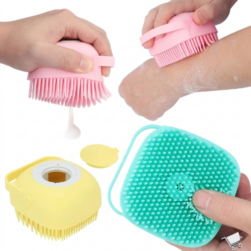 Cepillo de silicón con dispensador