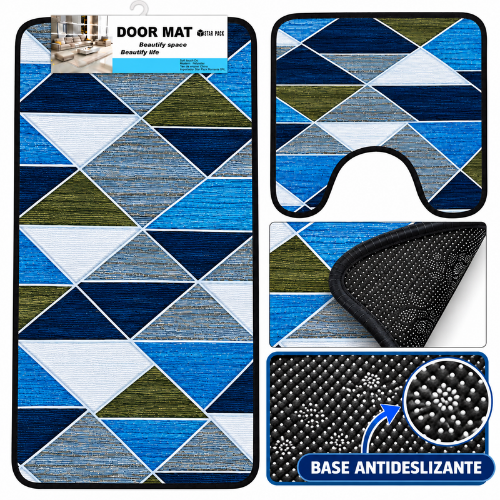 JUEGO de alfombras de baño