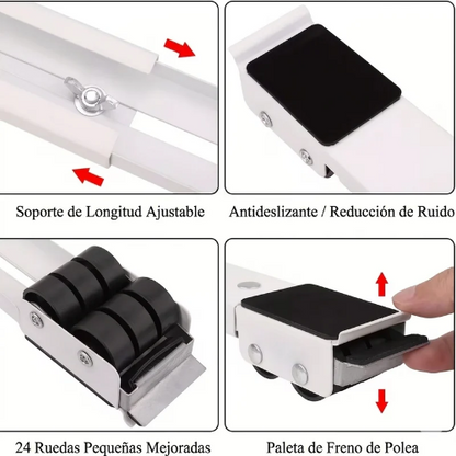 Base Ajustable con Ruedas