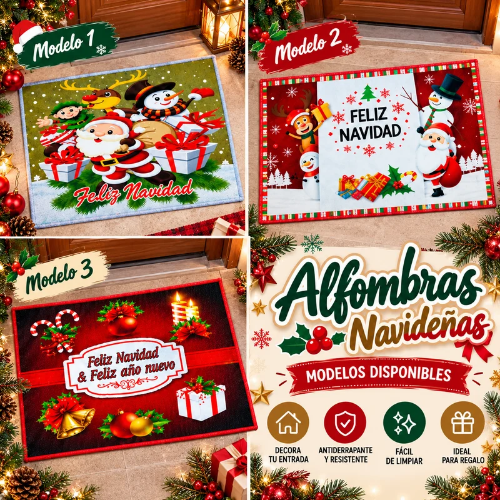 Alfombras navideñas