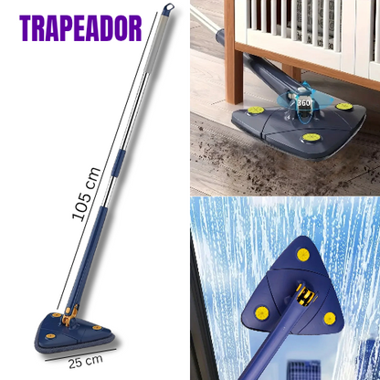 Trapeador triángular 360°