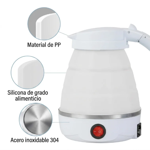 Hervidor eléctrico plegable