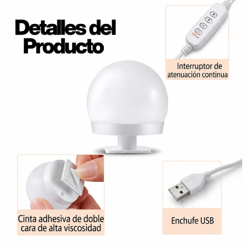 Focos LED para espejo