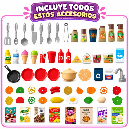 Cocina de niñas - 92 piezas