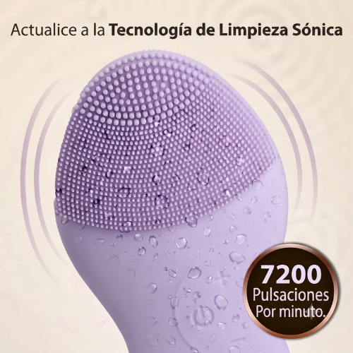 Masajeador facial de silicona