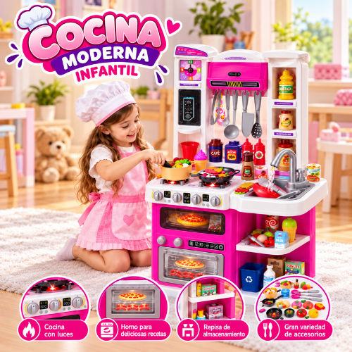 Cocina de niñas - 92 piezas