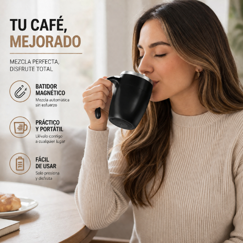 Taza Mezcladora Magnética