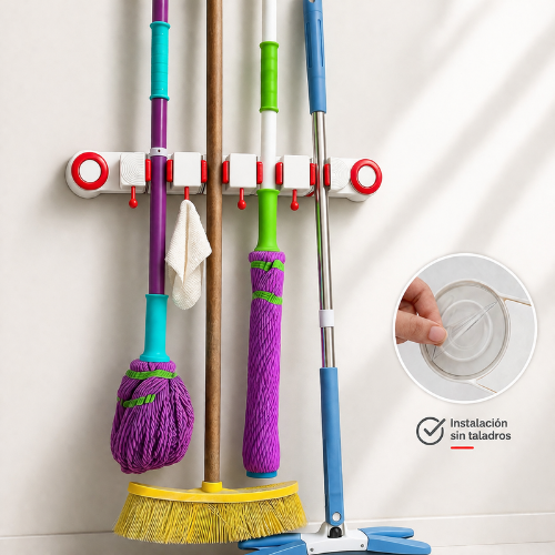 Soporte Organizador de Escobas