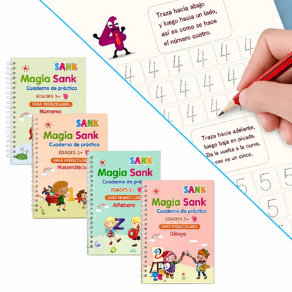 Kit de cuadernos mágicos de caligrafía