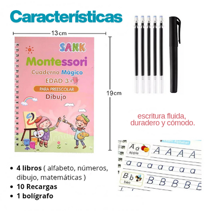 Kit de cuadernos mágicos de caligrafía