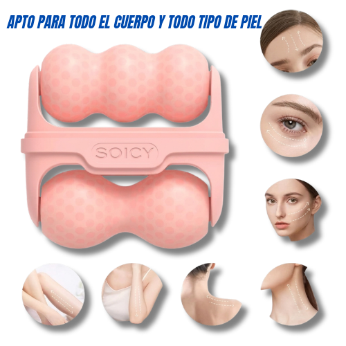 Rodillo facial 2 en 1