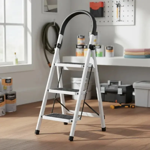 ESCALERA PLEGABLE METÁLICA