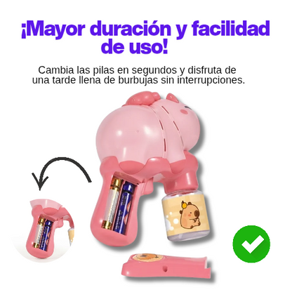 Capibara burbujas
