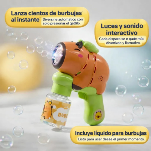 Capibara burbujas