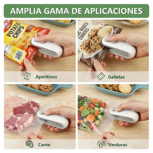 Mini sellador de bolsas