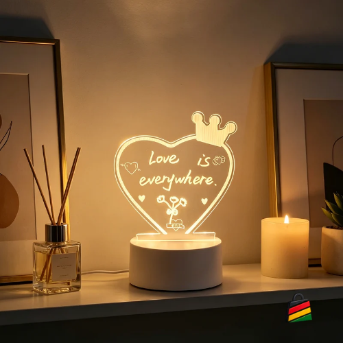 Lámpara acrílico LED