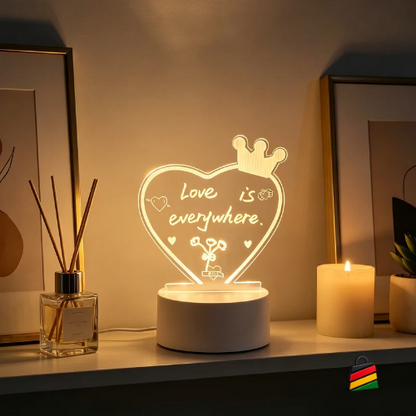 Lámpara acrílico LED