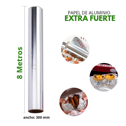 Papel de aluminio de cocina