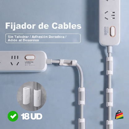 FIJADOR DE CABLES (18 UD)