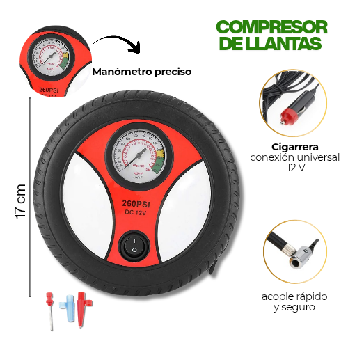 INFLADOR de llantas - auto