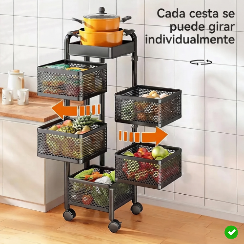 Organizador giratorio de cocina