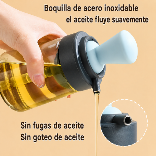 Dispensador de aceite con brocha