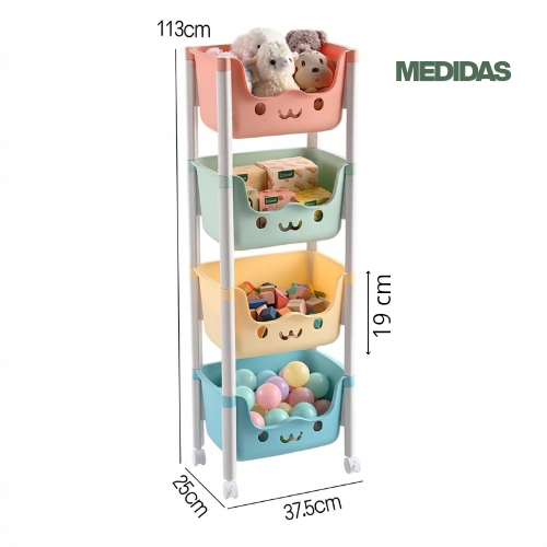 Organizador de juguetes (4 niveles)